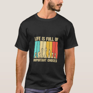 Vrouwen fungiste schaakspeler voor schaakspel t-shirt
