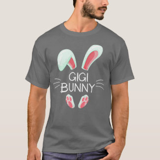 Vrouwen Funny Easter Day Costume Matching Cute Gig T-shirt