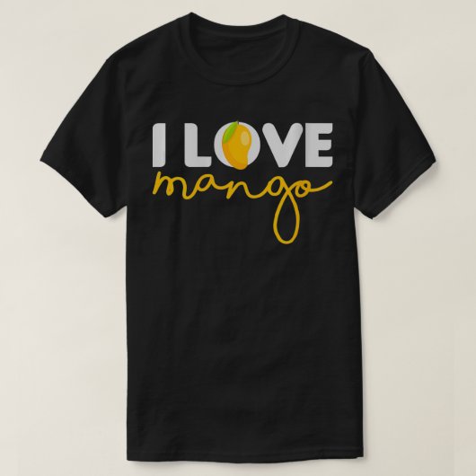 Vrouwen Funny I Love Mango Summer Fruit Vibes Mang T-shirt (Design voorkant)