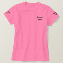 Vrouwen geborduurd in de T-shirt