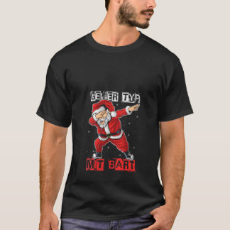 Vrouwen GEILER TYPE MIT Bart Sinterklaas baard V N T-shirt