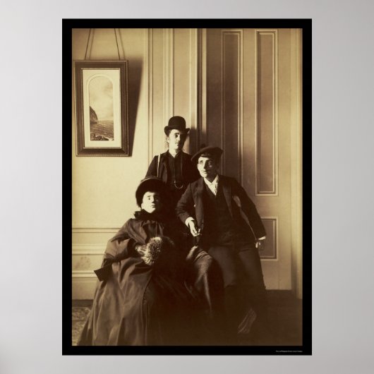 Vrouwen gekleed als Man 1895 Poster (Voorkant)