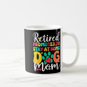 Vrouwen gepensioneerde hond mama pensioen hond lie koffiemok