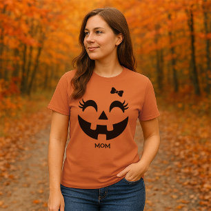 Vrouwen gepersonaliseerde Schattigee Jack O' Lante T-shirt