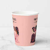 Vrouwen Geschiedenis Maand Wereldwijde Vrouwen Roz Papieren Bekers (Rechts)