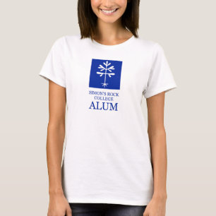 Vrouwen gesneden "SRC Alum" T-shirt in blauw