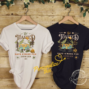Vrouwen Get Toasted Hebben Smore Fun Family Campin T-shirt