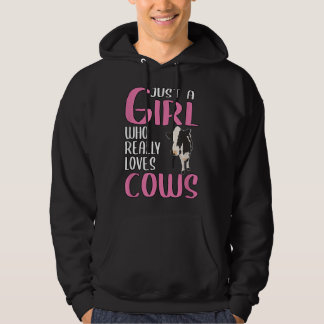 Vrouwen geven alleen een meisje dat echt van Koeie Hoodie