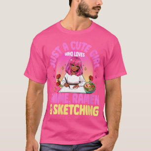 Vrouwen gewoon een Schattige meisje dat houdt van T-shirt