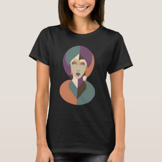 Vrouwen gezicht Tshirt