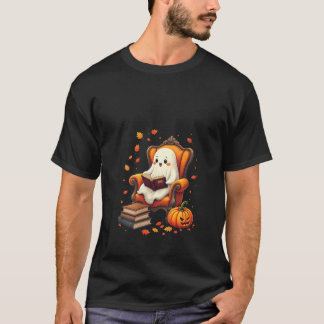 Vrouwen Ghost Book Reader Lezen Boek Liefhebber Do T-shirt