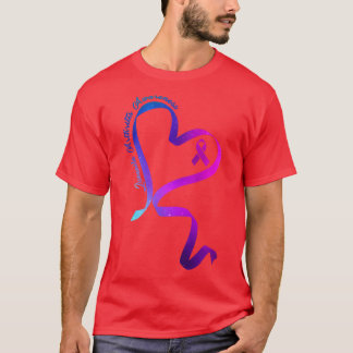 Vrouwen Gifts Heart Ribbon Juveniele Artritis Awar T-shirt