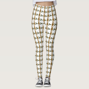 Vrouwen Gingerbread Man Leggings