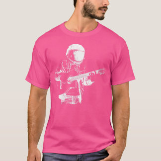 Vrouwen Gitarist Astronaut Instrument - Akoestisch T-shirt