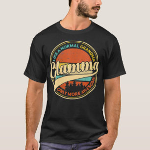 Vrouwen glamma als grootmoeder alleen Geweldige Vi T-shirt