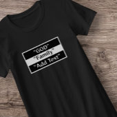 Vrouwen God Familie Slim Fit T-shirt