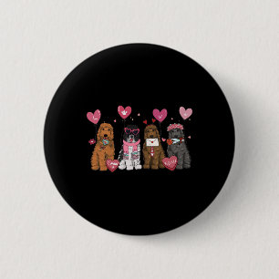 Vrouwen Goldendoodle Moeder Valentijnsdag Goldendo Ronde Button 5,7 Cm