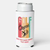 Vrouwen GOLF QUEEN Custom Naam (Seltzer Achterkant)