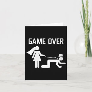 Vrouwen Grappig Bruid Bruidegom Trouwen Bachelor Kaart