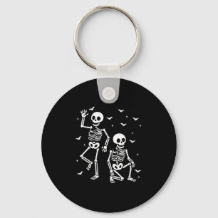 Vrouwen Grappig Halloween Trump Skelet Trump V-hal Sleutelhanger