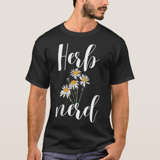 Vrouwen Grappig Kruid Nerd Daisy Flower Salad Groe T-shirt (Voorkant)