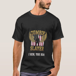 Vrouwen Grappig ZOMBIE SLAYER Ondode Response Team T-shirt