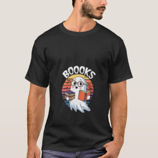 Vrouwen Grappige Geest Lezen Boeken Spooky Sunset  T-shirt