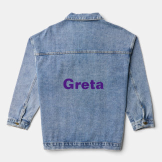Vrouwen Greta Denim Jas Jacket