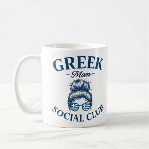 Vrouwen Griekse moeder Social Club Trendy Griekse  Koffiemok