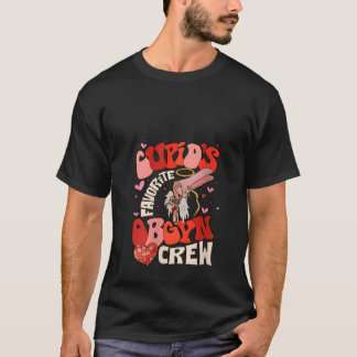 Vrouwen Groovy Heart Disco Cupido's favoriete OBGY T-shirt