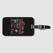 Vrouwen gymnastiek - ze geloofde dat ze kon bagagelabel (Voorkant (horizontaal))