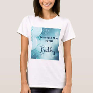 Vrouwen Happy Birthday T shirt