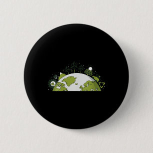 Vrouwen hernieuwbare energie & Recycling - Ronde Button 5,7 Cm