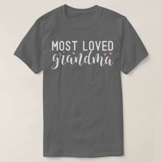 Vrouwen het liefste hart grootmoeder Funny Gifts W T-shirt (Design voorkant)