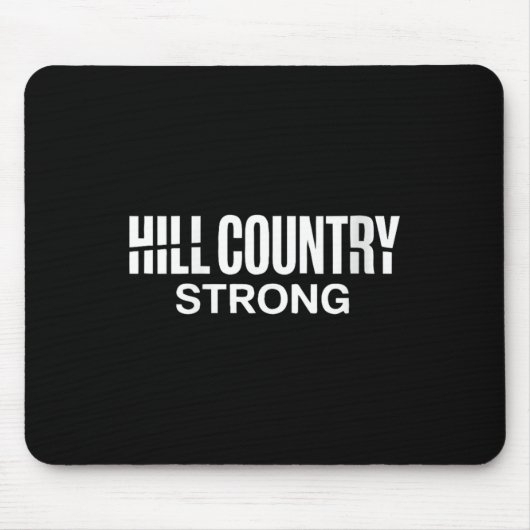 Vrouwen Hill Country Strong Texas Pride Quote V-ne Muismat (Voorkant)