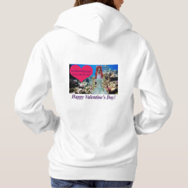 Vrouwen hoodie. Fijne Valentijnsdag. doe/mermai Hoodie