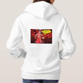 Vrouwen hoodie. Gelukkig Chinees Nieuwjaar. panda/ Hoodie