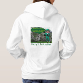 Vrouwen hoodie. Gelukkige St. Patrick's Day. Ierse Hoodie