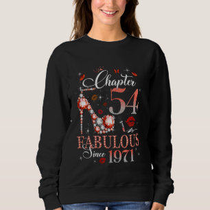 Vrouwen Hoofdstuk 54 Fabulous Est 1971 54e B-dag Q Trui
