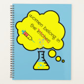 Vrouwen horen thuis in het lab planner (Voorkant)