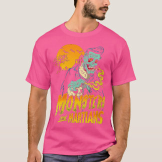 Vrouwen Horror Art - Monsters Martians Logo - PSYC T-shirt