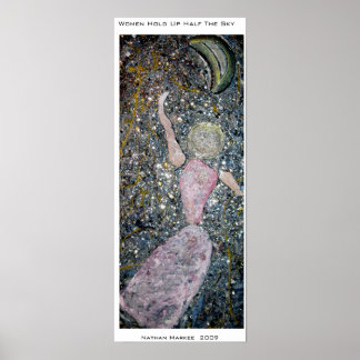 Vrouwen houden de helft van de Sky Nathan Markee v Poster