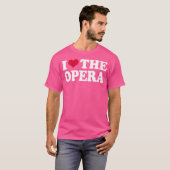 Vrouwen houden van de opera t-shirt (Voorkant volledig)