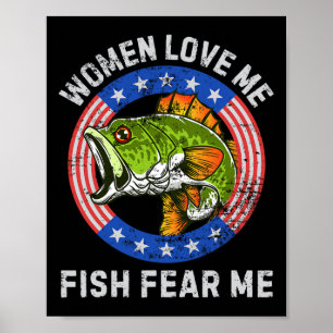 Vrouwen houden van me Vissen angst me b Vissen Hum Poster