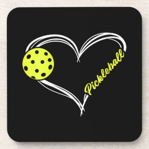 Vrouwen houden van pickleball - schattige pickleba bier onderzetter