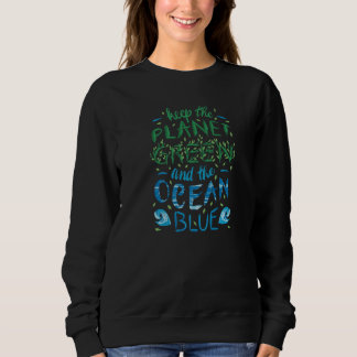 Vrouwen houden van Planet Earth Oceans Environment Trui