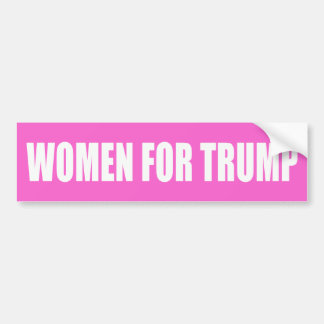 Vrouwen houden van Trump Vrouwen Bumpersticker