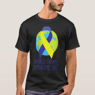 Vrouwen houden van wereld-down syndroom Bewustmaki T-shirt