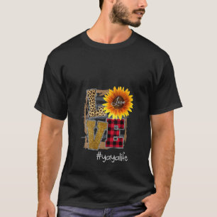 Vrouwen houden van Yayalife Zonnebloem T-shirt