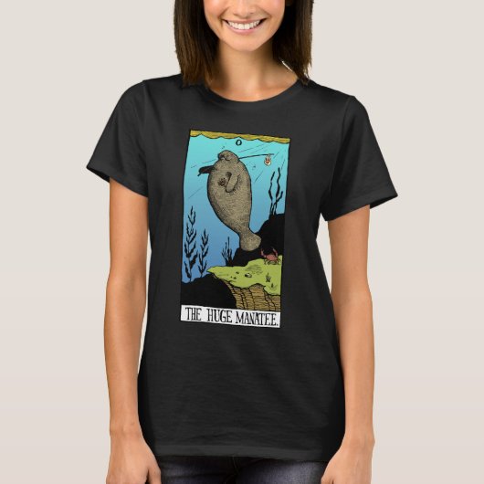 Vrouwen Huge Manatee dark T-shirt (Voorkant)